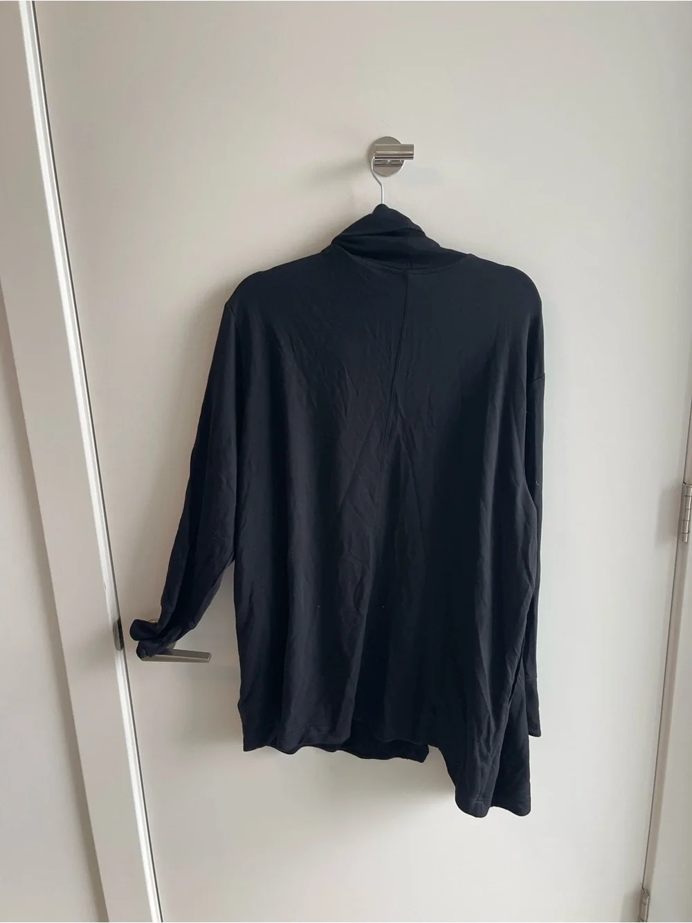 Athleta Pranayama Restore Wrap Black Open-Front Women's Cardigan Jacket